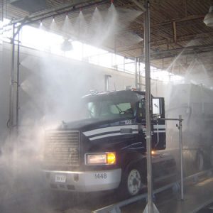 Truck Wash bays rust very quickly